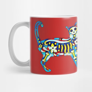 Skeleton Cat! Mug